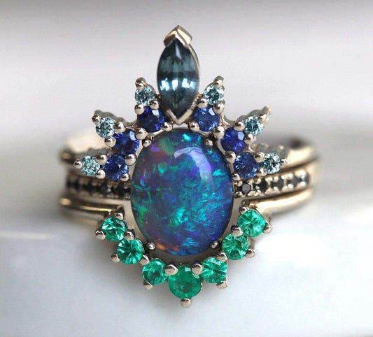 Blue Female Ring