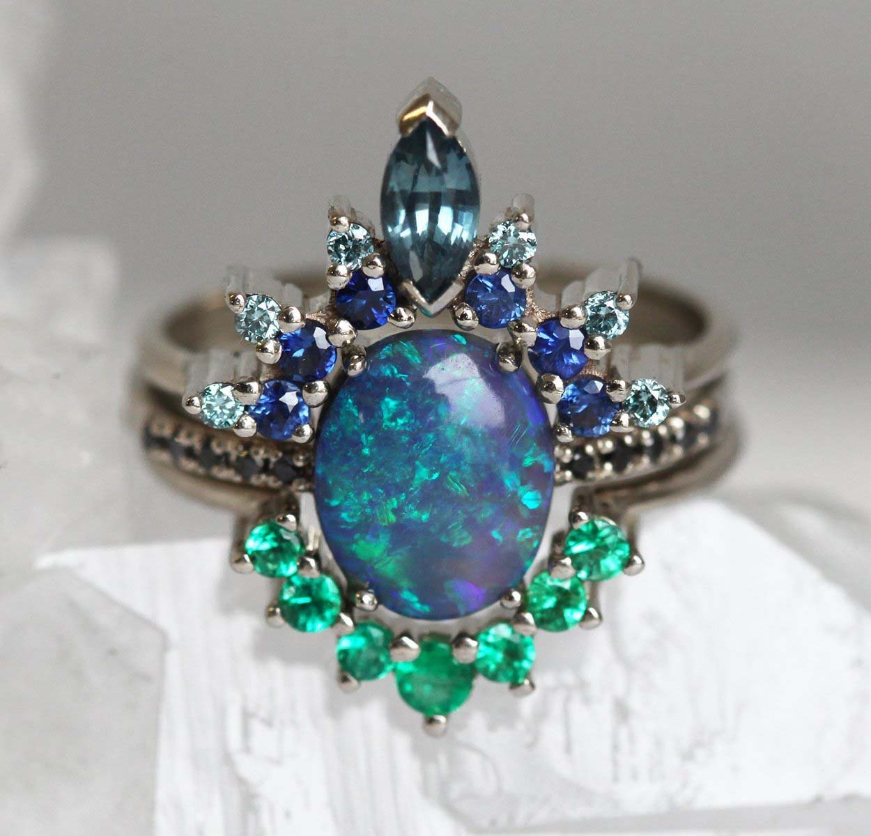 Blue Female Ring