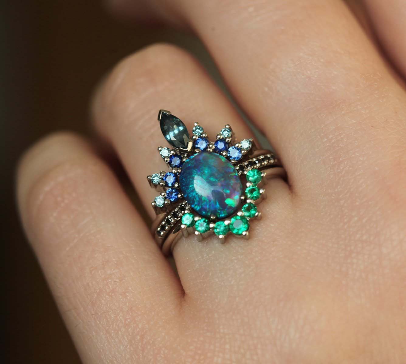 Blue Female Ring