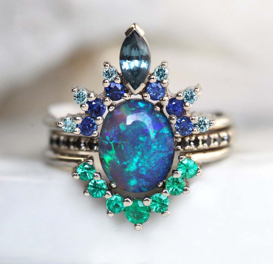 Blue Female Ring